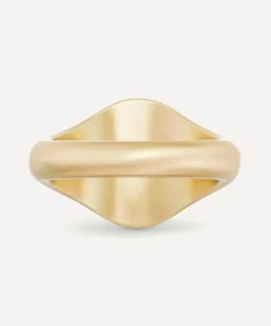 Cece Jewellery Rings|Rings^18ct Gold The Clam and Pearl Diamond Signet Ring