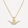 Dinny Hall Charms & Pendants^9ct Gold Toro Diamond Pendant Necklace