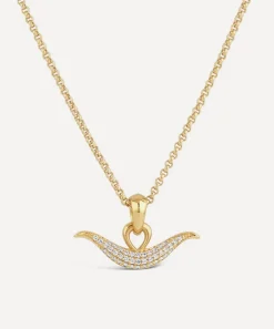 Dinny Hall Charms & Pendants^9ct Gold Toro Diamond Pendant Necklace