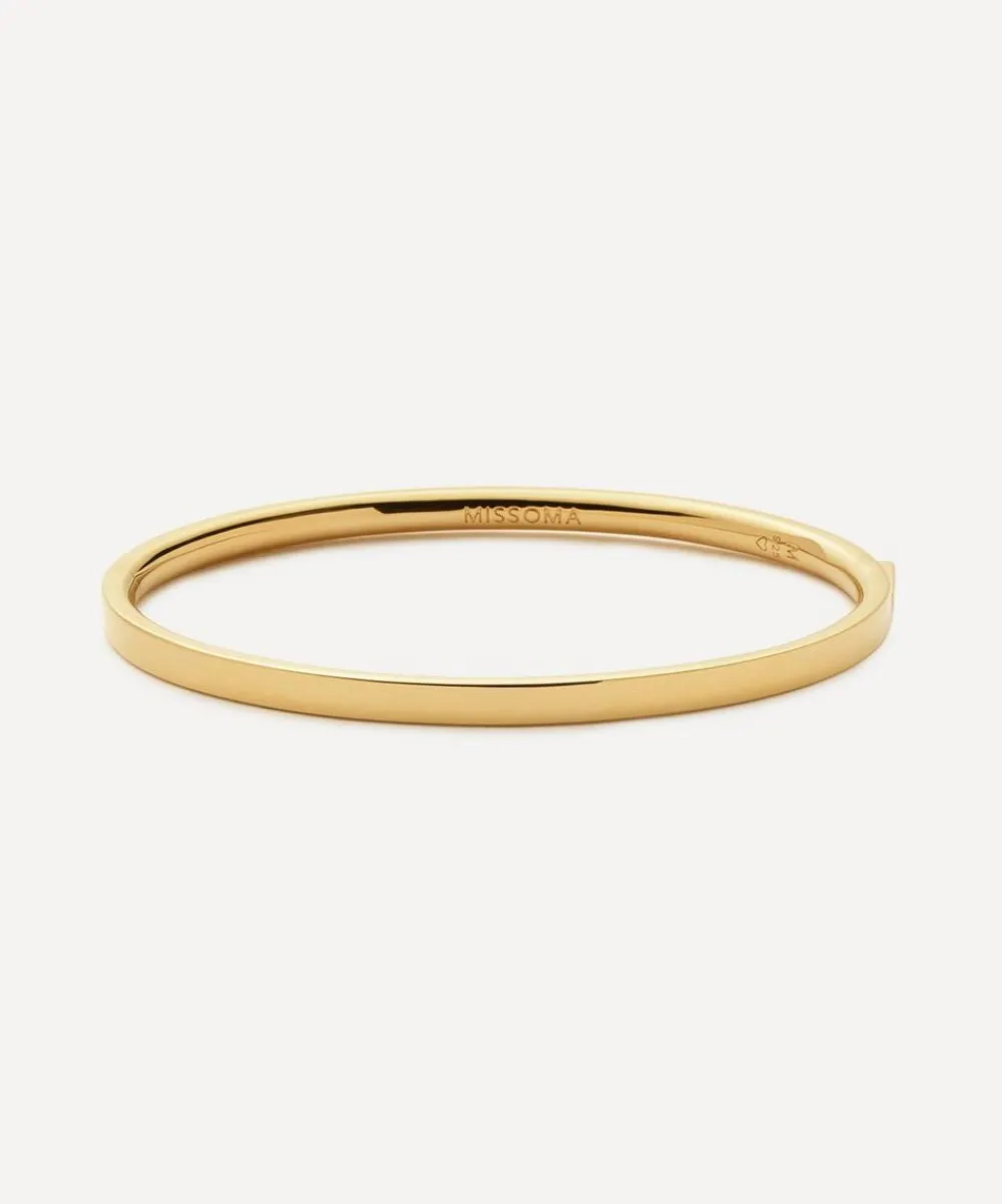 Missoma Bracelets^18ct Gold Vermeil Silver Classic Hinged Bangle Bracelet
