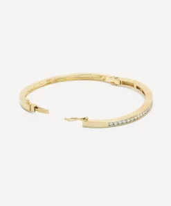 Kojis Bracelets|Bracelets^14ct Gold Vintage Diamond Bangle Bracelet