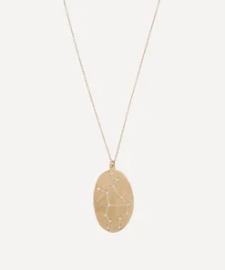 Brooke Gregson Necklaces|Necklaces^14ct Gold Virgo Astrology Diamond Necklace