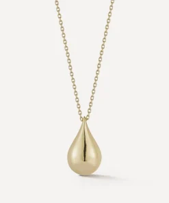 Mateo Necklaces|Necklaces^14ct Gold Water Droplet Pendant Necklace