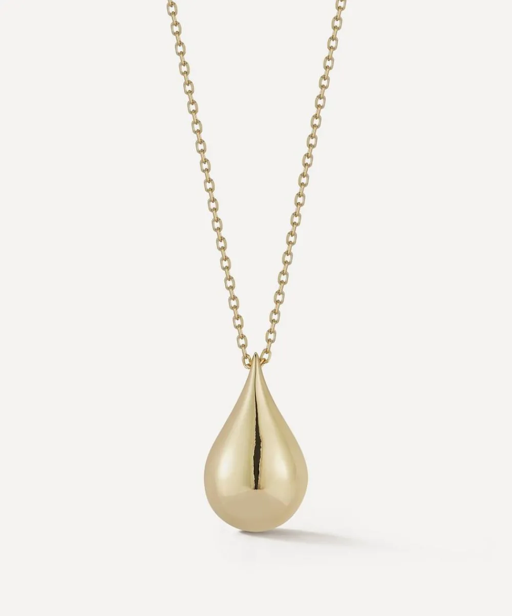 Mateo Necklaces|Necklaces^14ct Gold Water Droplet Pendant Necklace