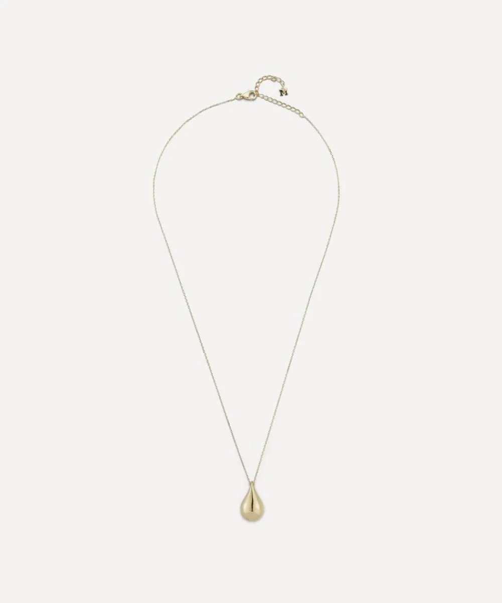 Mateo Necklaces|Necklaces^14ct Gold Water Droplet Pendant Necklace