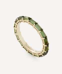 Liberty Rings|Rings^9ct Gold Waterfall Green Tourmaline Ring