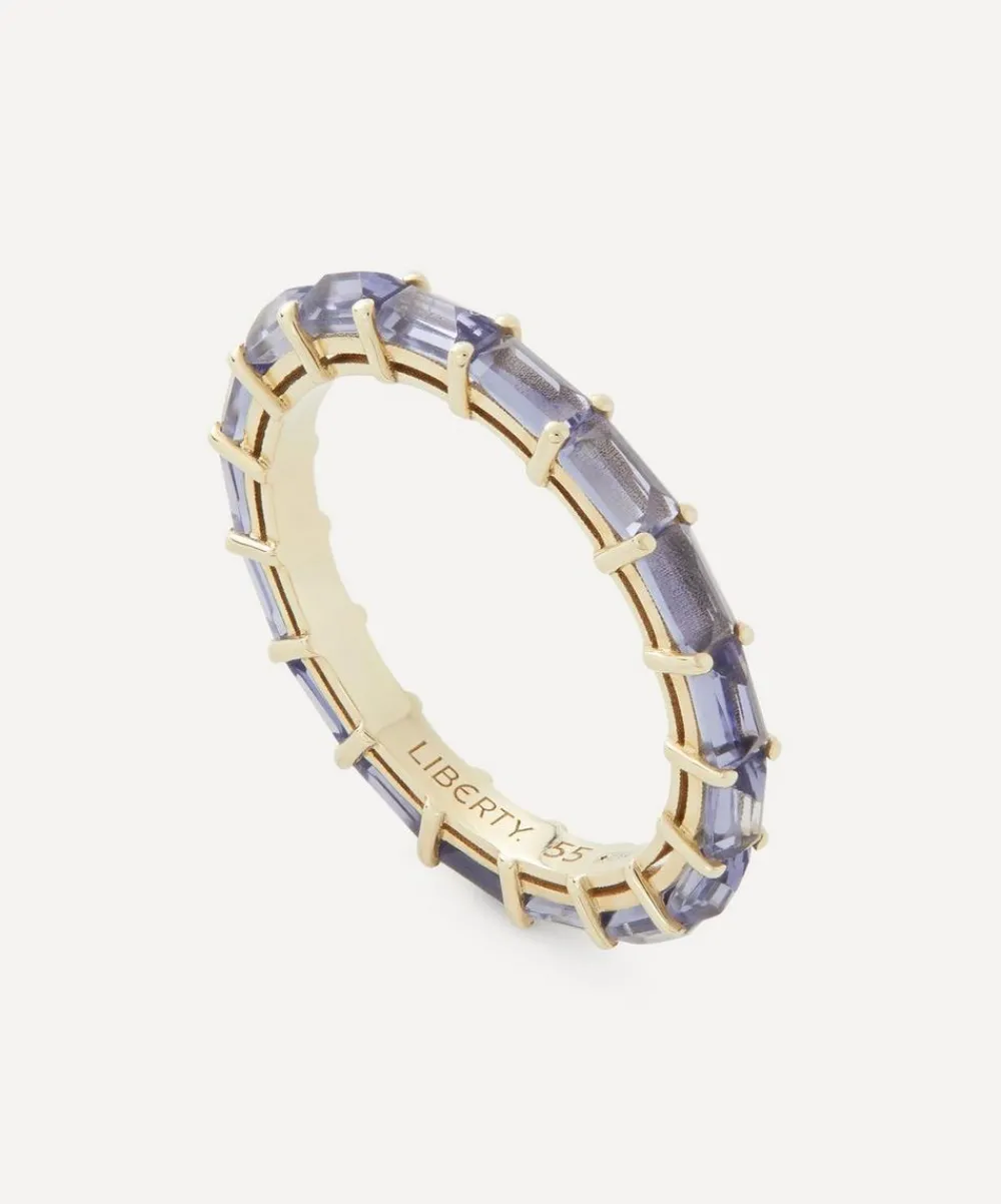 Liberty Rings|Rings^9ct Gold Waterfall Iolite Ring
