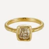 Ellis Mhairi Cameron Rings|Rings^14ct Gold White Cushion Diamond Engagement Ring