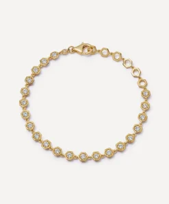 Astley Clarke Bracelets^18ct Gold White Sapphire Deco Tennis Bracelet