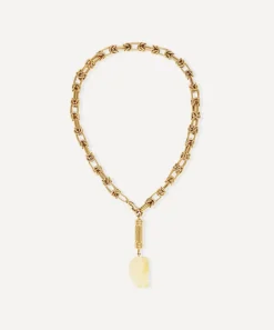 By Alona Necklaces^18ct Gold-Plated Alexandria Citrine Lariat Necklace