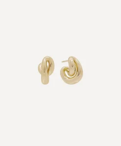 SHASHI Earrings^14ct Gold-Plated Anderson Hoop Earrings