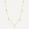 Rachel Jackson Necklaces^22ct Gold-Plated Arrow Spike Station Necklace