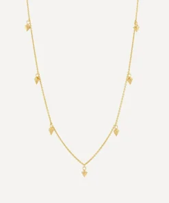 Rachel Jackson Necklaces^22ct Gold-Plated Arrow Spike Station Necklace