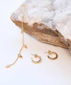 Rachel Jackson Necklaces^22ct Gold-Plated Arrow Spike Station Necklace