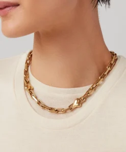 JENNY BIRD Necklaces|Necklaces^14ct Gold-Plated Art Heart Chain Necklace