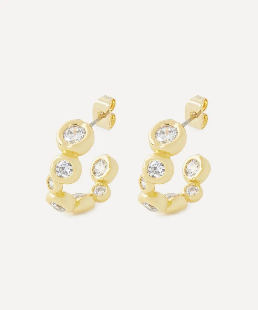 Alexis Bittar Earrings^14ct Gold-Plated Asterales Hoop Earrings