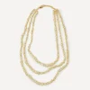 Alexis Bittar Necklaces^14ct Gold-Plated Asterales Layered Bib Necklace