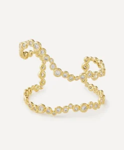 Alexis Bittar Bracelets^14ct Gold-Plated Asterales Open Wave Cuff Bracelet