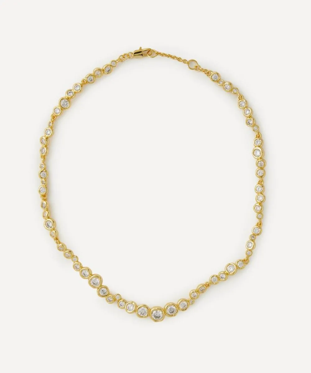 Alexis Bittar Necklaces^14ct Gold-Plated Asterales Riviera Necklace