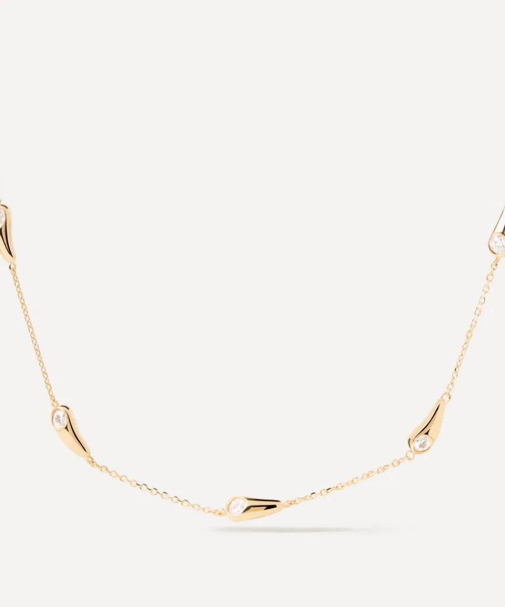 PDPAOLA Necklaces^18ct Gold-Plated Becca Chain Necklace