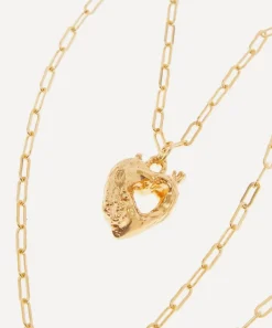 Alighieri Necklaces^24ct Gold-Plated Bronze Lovers Pact Pendant Necklace