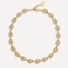 By Alona Necklaces^18ct Gold-Plated Capri Mariner Chain Necklace