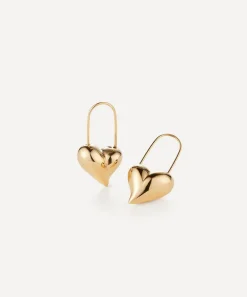 JENNY BIRD Earrings|Earrings^14ct Gold-Plated Celeste Heart Drop Earrings