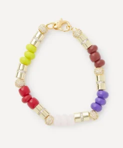 Martha Calvo Bracelets^14ct Gold-Plated Colore Bead Bracelet