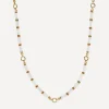 Laura Vann Necklaces^18ct Gold-Plated Column Mother of Pearl Bead Necklace