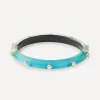 Alexis Bittar Bracelets^14ct Gold-Plated Crystal Studded Lucite Bangle Bracelet