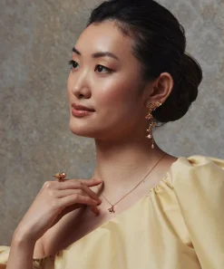 Alex Monroe Necklaces^22ct Gold-Plated Cuckoo Flower Pendant Necklace