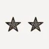 Kirstie Le Marque Earrings^9ct Gold-Plated Diamond Chunky Star Stud Earrings