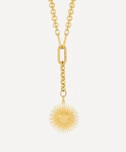 Rachel Jackson Necklaces^22ct Gold-Plated Electric Goddess Hardware Chain Necklace
