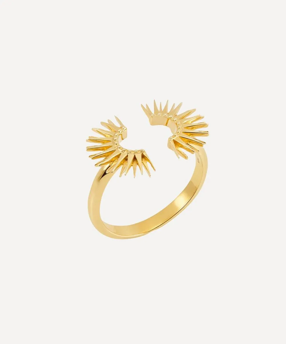 Rachel Jackson Rings^22ct Gold-Plated Electric Goddess Adjustable Ring