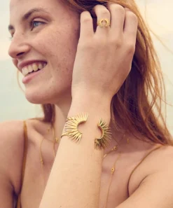 Rachel Jackson Rings^22ct Gold-Plated Electric Goddess Adjustable Ring