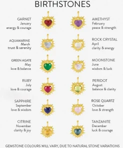 Rachel Jackson Necklaces^22ct Gold-Plated Electric Love September Birthstone Necklace