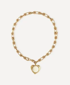 By Alona Necklaces^18ct Gold-Plated Eva Pendant Necklace