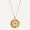 Alex Monroe Necklaces^22ct Gold-Plated Grapefruit Slice Pendant Necklace