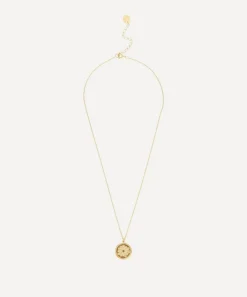 Alex Monroe Necklaces^22ct Gold-Plated Grapefruit Slice Pendant Necklace