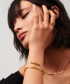Missoma Bracelets^18ct Gold-Plated Harris Reed In Good Hands Mini Beaded Bracelet