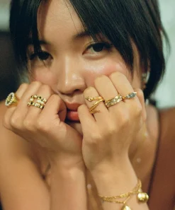 Missoma Rings^18ct Gold-Plated Harris Reed Coiled Serpent Ring