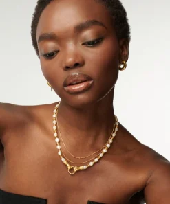 Missoma Necklaces^18ct Gold-Plated Harris Reed In Good Hands Chunky Beaded Gemstone Necklace