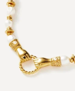 Missoma Necklaces^18ct Gold-Plated Harris Reed In Good Hands Chunky Beaded Gemstone Necklace