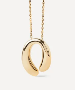 PDPAOLA Necklaces^18ct Gold-Plated Helix Pendant Necklace