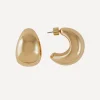 Martha Calvo Earrings^14ct Gold-Plated Jordyn Hoop Earrings