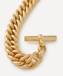 Tilly Sveaas Jewellery^18ct Gold-Plated Large Curb Link Chain Bracelet