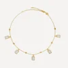Missoma Necklaces^18ct Gold-Plated Lena Charm Choker Necklace