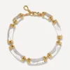 Alexis Bittar Necklaces^14ct Gold-Plated Liquid Lucite Pillow Link Collar Necklace