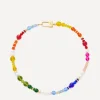 Martha Calvo Necklaces^14ct Gold-Plated Luminous Bead Necklace