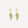 Alexis Bittar Earrings^14ct Gold-Plated Luminous Lucite Petal Drop Earrings